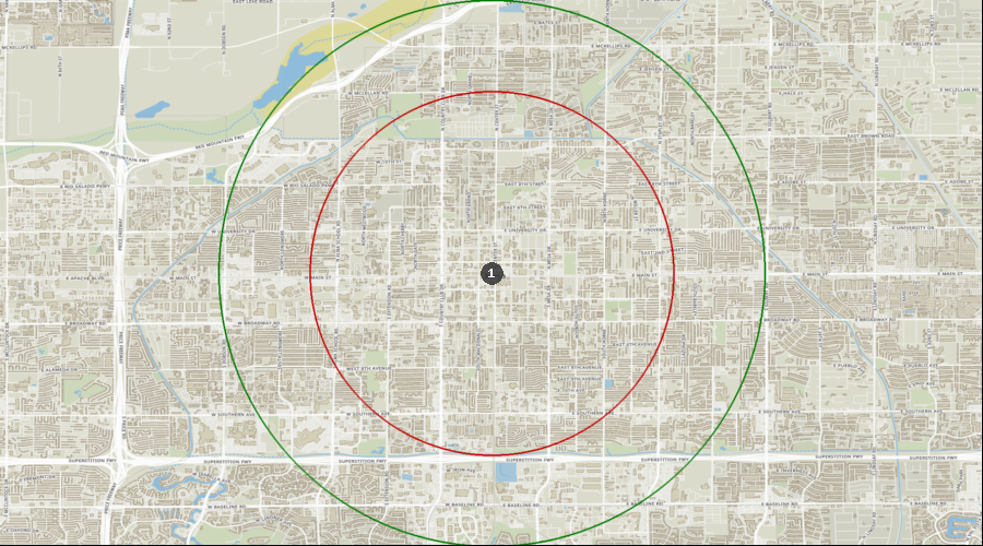 Mesa, Arizona - Dental Demographics Maps