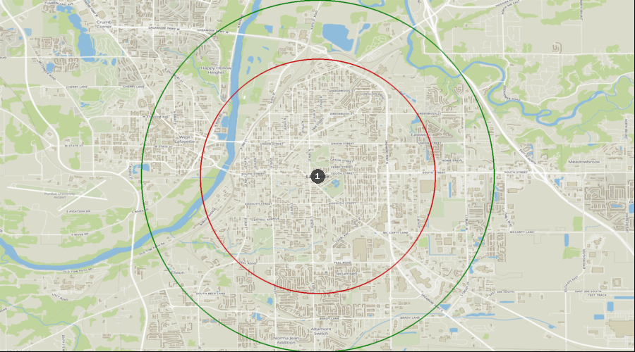 Lafayette, Indiana - Dental Demographics Maps