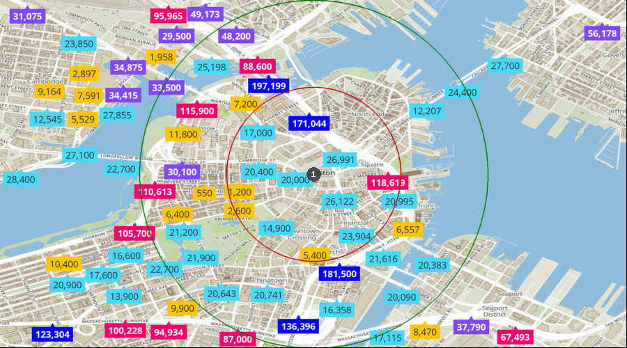 Boston, Massachusetts - Daily Average Traffic Count
